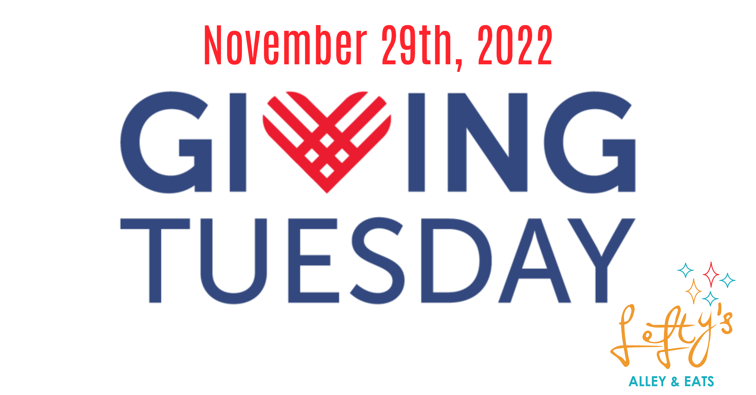 Giving Tuesday Lefty's Alley & Eats