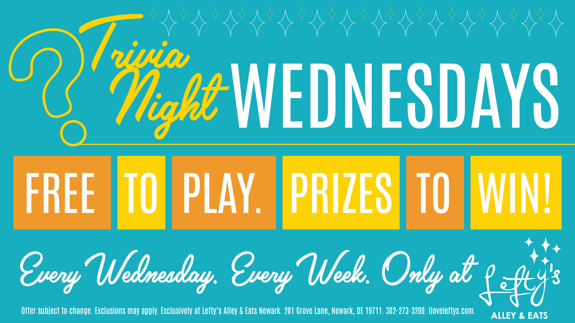 lefty's newark trivia night wednesdays mvix tv graphic 1920px x 1080px july 2026
