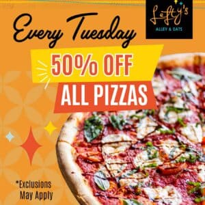 Half Price Pizza Tuesdays half off pizza 1080x1350 rev02 (3) (1)