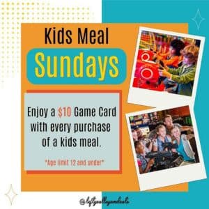 Kids Meal Sundays sundays