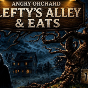 Halloween at Lefty's is calling...will you answer? lefty's newark angry orchard halloween mvix tv graphic 1920px x 1080px october 2026
